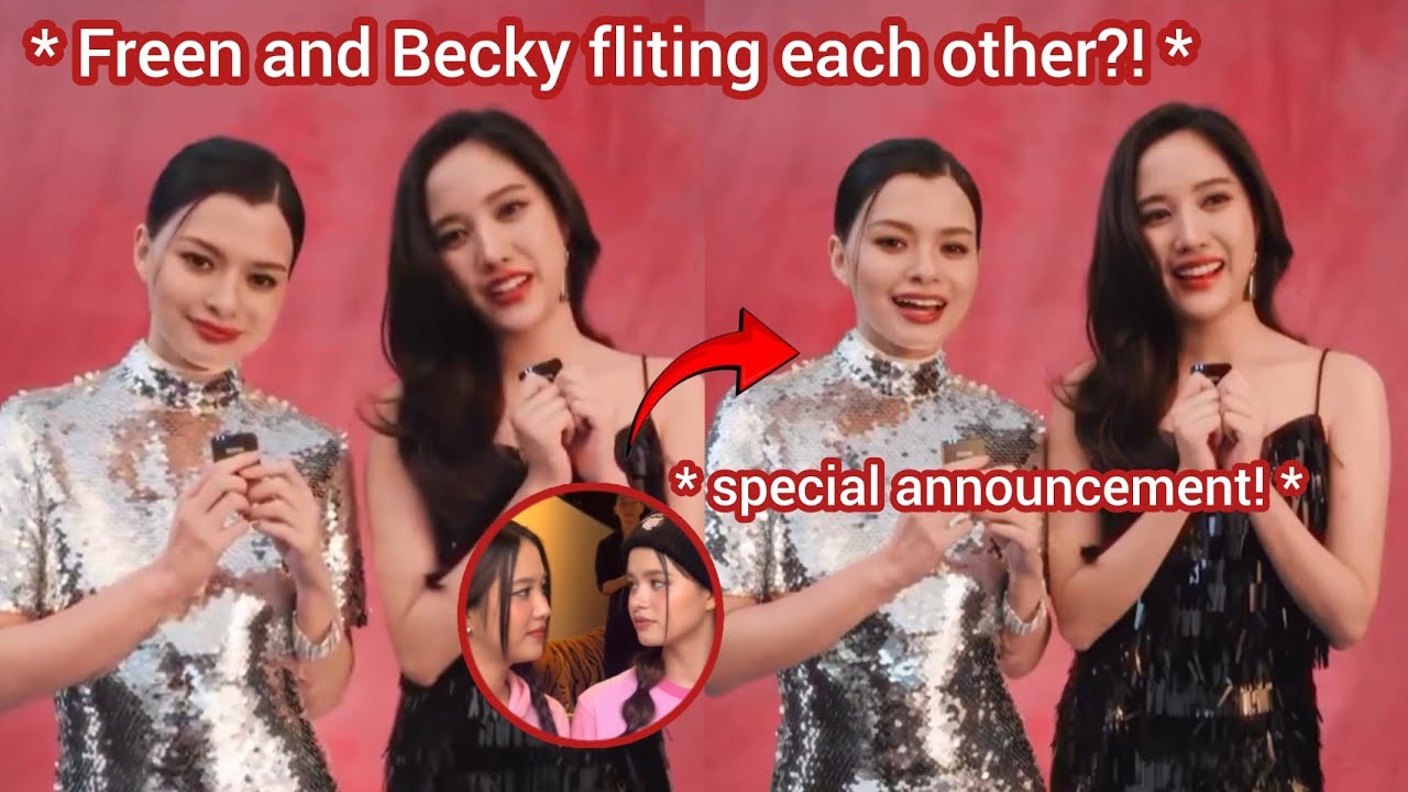 (FreenBeck) Freen and Becky Flirt With Each Other on the Photoshoot Set!