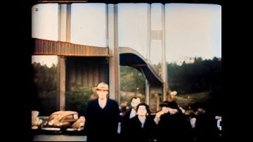 1080p Color | Tacoma Narrows Bridge Collapse - DeOldify