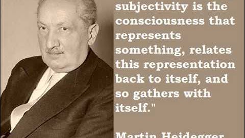Martin Heidegger   Part 7