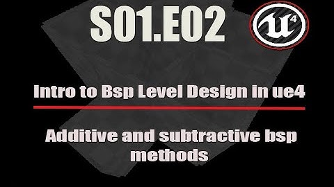 Deathscyp Factory S01E02 - Bsp level design-Unreal Beginners Tutorial series
