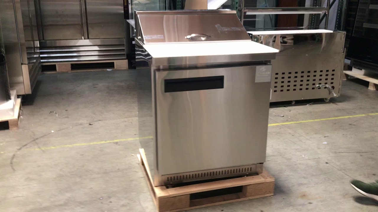 29 IN Salad Sandwich Prep Table Refrigerator RESTAURANT EQUIPMENT