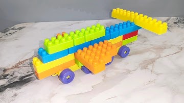 Satisfying Diy Airplane ✈️| Building Blocks ASMR sound #asmr #asmrsounds #lego #buildingblocks