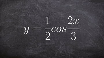 Finding the Amplitude and Period of a Trigonometric Graph
