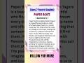 Class 7 English Paper Boat Summary Poorvi Book #shorts #english #class7english
