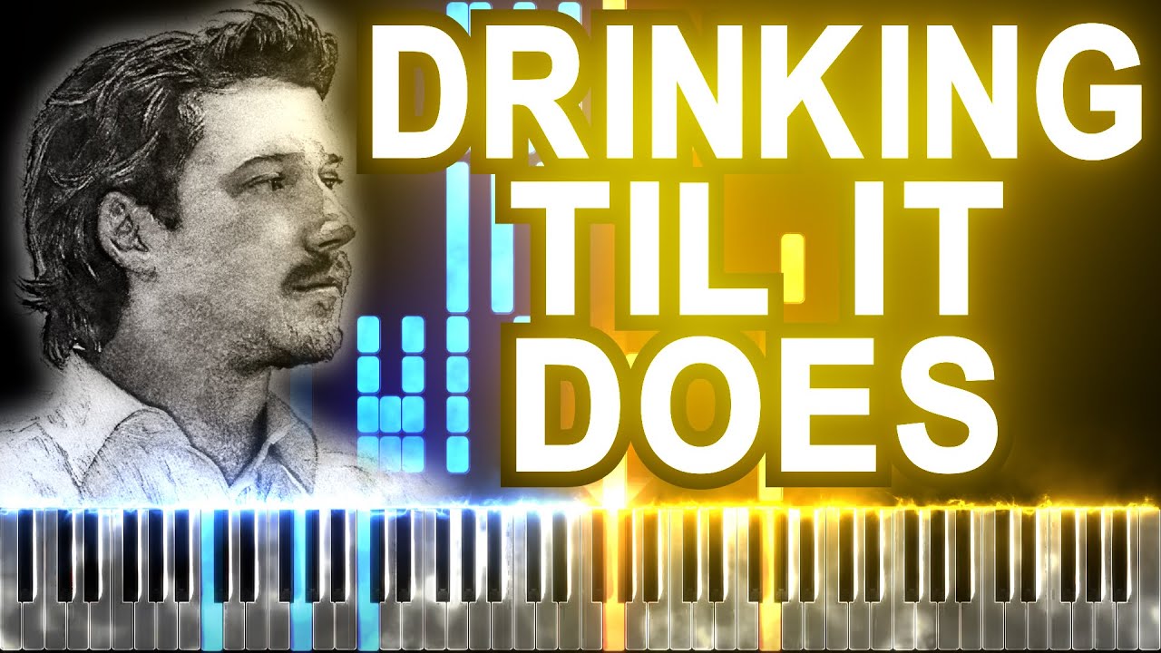 Morgan Wallen - Drinking Til It Does | Synthesia Piano Tutorial