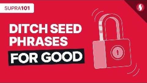 Supra 101 | StarKey Wallet Makes Recovery Secure and Simple