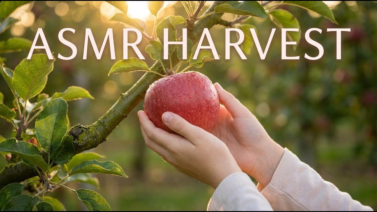 ✅ Satisfying ASMR Fruit Harvesting | Only Hands Picking Fresh Fruits from Trees 🌿 Natural Sounds