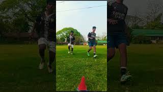 Day five of becoming professional footballer with my friends #football # subscribe me guys