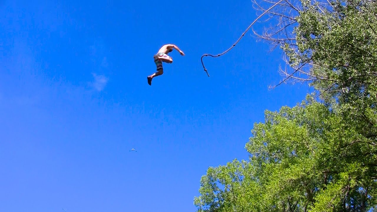 Epic Summer Fun Rope Swing HoBBs PoND YouTube