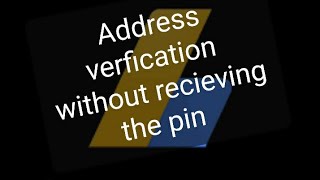Adsense address verification without receiving the pin  تفعيل جوجل ادسنس بدون استلام الرقم السري