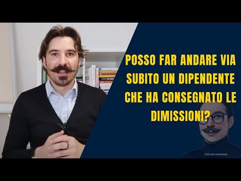 Posso far andare via subito un dipendente che ha consegnato le dimissioni?