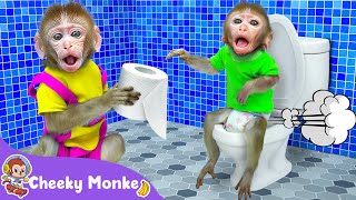 Cheeky Goes To The Toilet 💨 Burp And Fart Song | Nursery Rhymes & Kids Songs