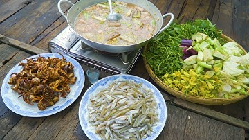 Đặc Sản Nét Quê, Cá Lòng Tong Nhúng Lẩu Mắm Ruốc | Nét Quê #315