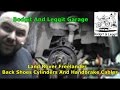 Land Rover Freelander back shoes cylinders and handbrake cables Bodgit And Leggit Garage