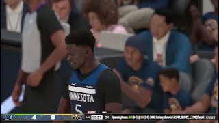 NBA 2K24 (Next Gen) - (WC Semifinals) Minnesota Timberwolves vs Denver Nuggets Game 1