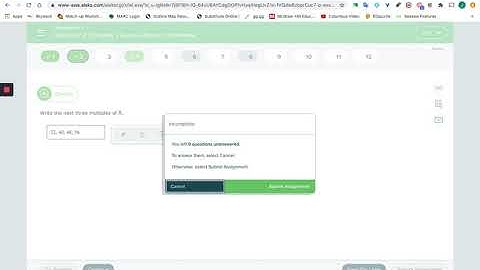 First Aleks Homework Assignment