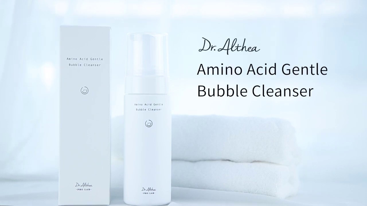Dr.Althea Singapore Amino Acid Gentle Bubble Cleanser YouTube