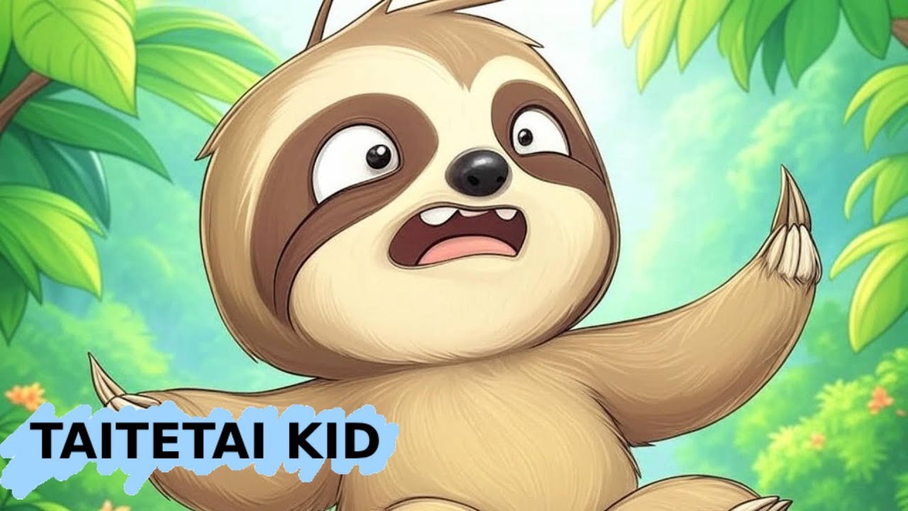 Slow and Steady Sloth - Fun Animated Music Video for Kids - Children's ...