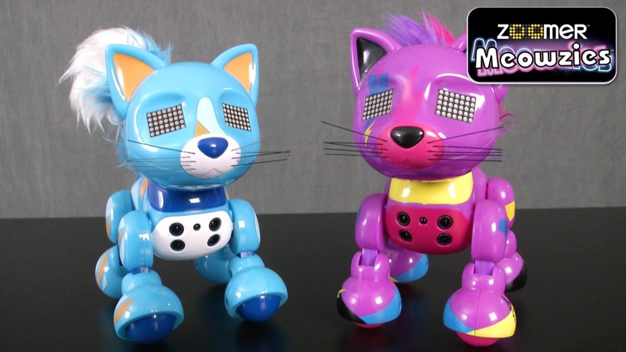 pink robot cat toy