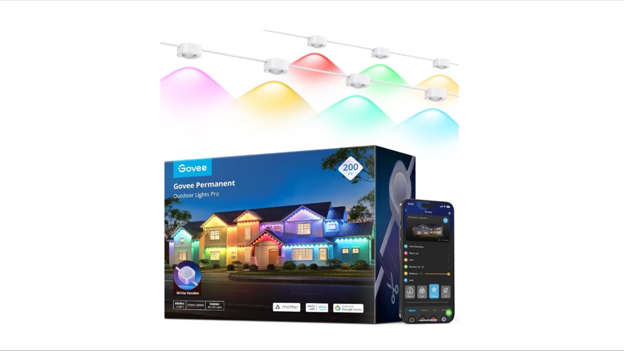 Review: Govee Permanent Outdoor Lights Pro – 200ft RGBIC Smart IP67 Accent Lighting