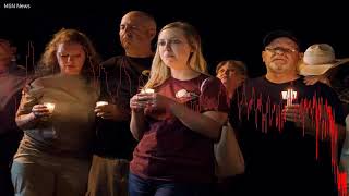 Texas church shooting: Gov. Abbott joins more than 100 at prayer vigil near murder scene