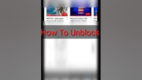 How To Unblock People On YouTube Live Chat #shortvideo