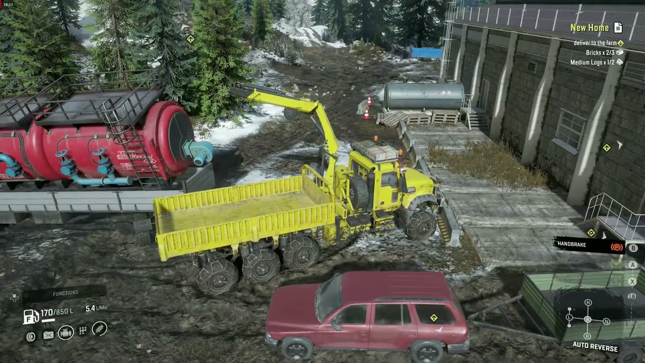 SnowRunner - Lake Coap - Logistic