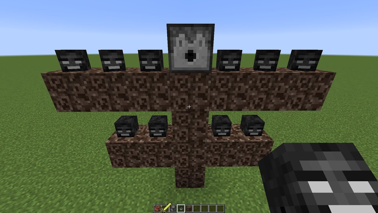 what if you create a DOUBLE WITHER TITAN in MINECRAFT - YouTube