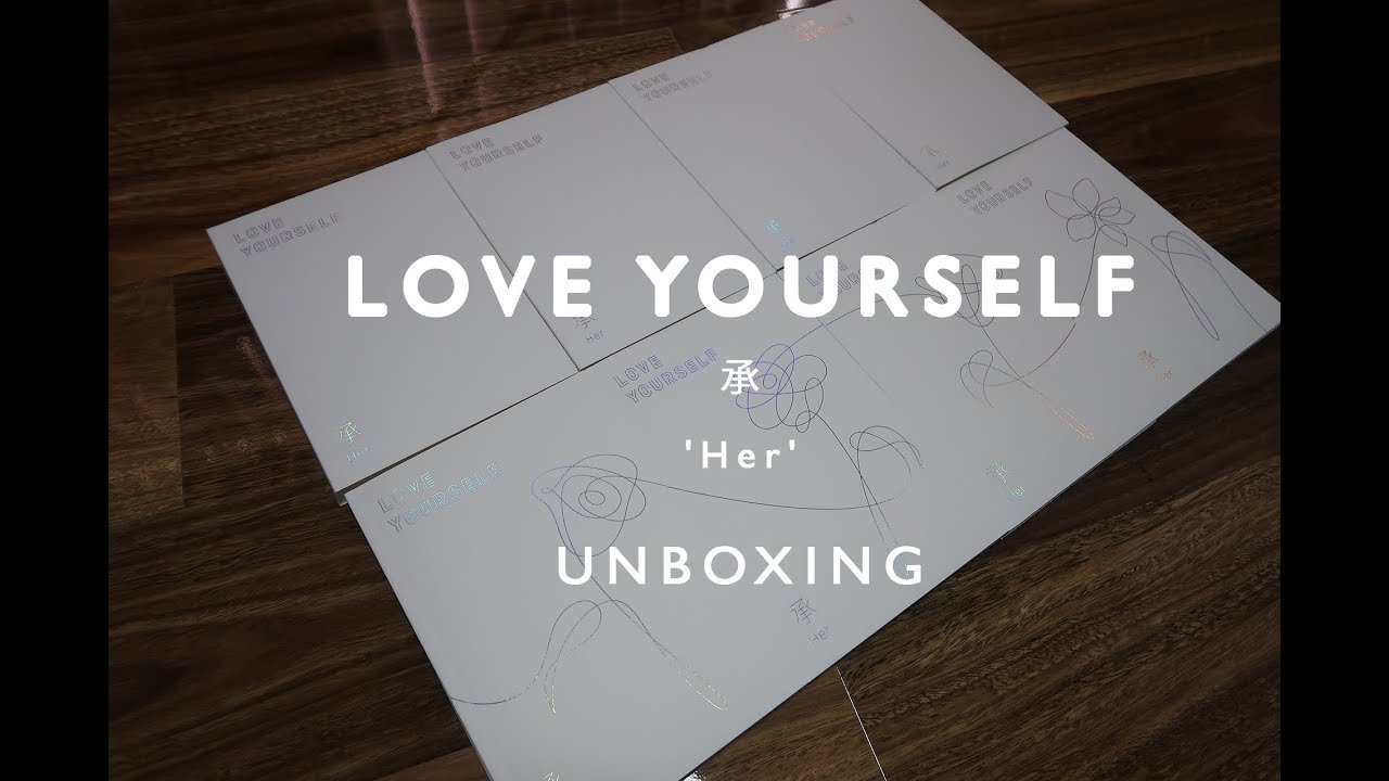 BTS - LOVE YOURSELF 承 'Her' Album Unboxing [ALL VERSIONS] - YouTube