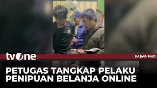 Penipuan Belanja Online Modus Transfer Fiktif, Pria di Makassar Dibekuk Polisi | Kabar Pagi tvOne