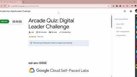 Arcade Quiz: Digital Leader Challenge || Lab Solution || Google Cloud Arcade 2025  #arcade #quicklab