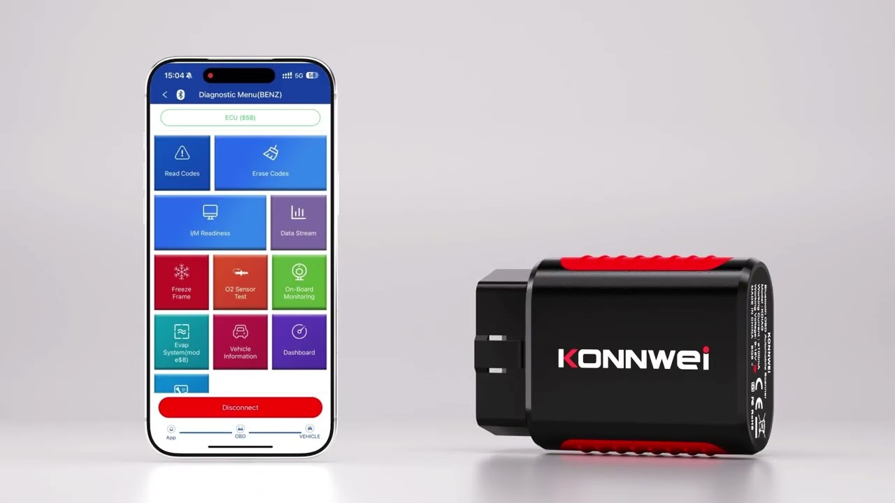 Konwei Kdiag Bi Directional Car Diagnostic Scanner Tool