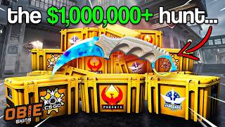 THE $1,000,000 COUNTER STRIKE KNIFE HUNT... (600x OG Case Opening)