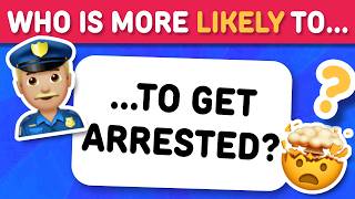 Information WHO IS MORE LIKELY TO... 💖 | Friend Quiz Update