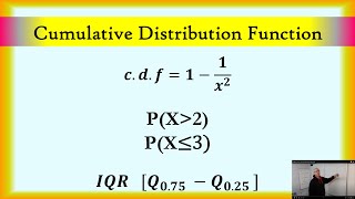 Famous Calculating Probability from the Cumulative Distribution Function Profile