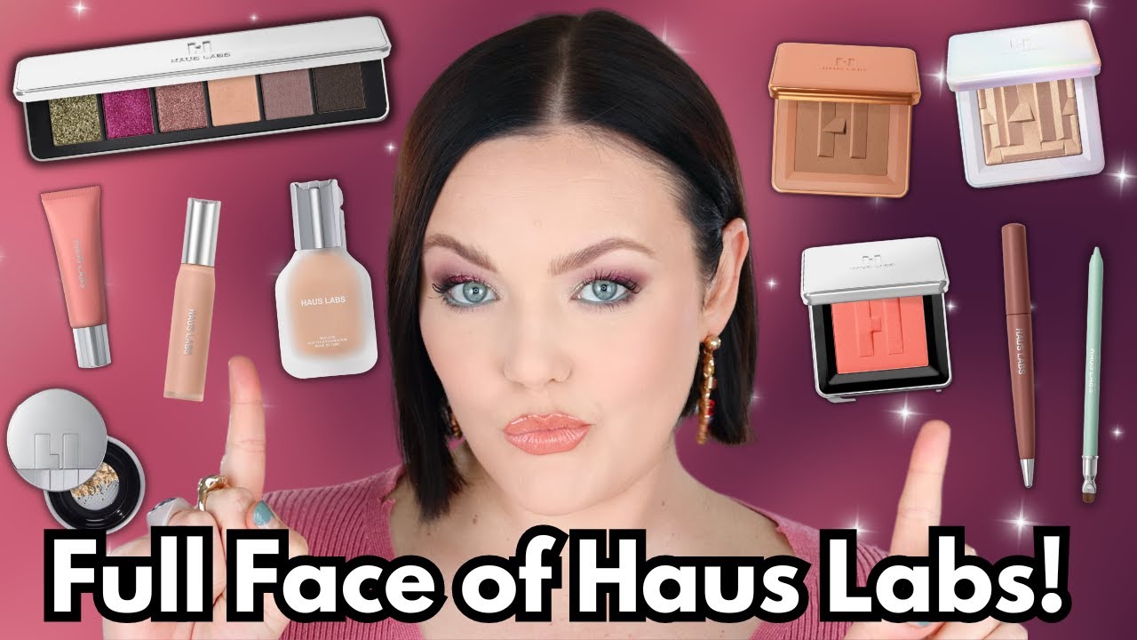 A Full Face Of Haus Labs! YouTube