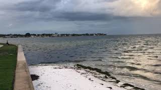 Windy Waves Thunderstorm Gust Front Outflow Boundary St. Petersburg Tampa Bay Florida April 21, 2018