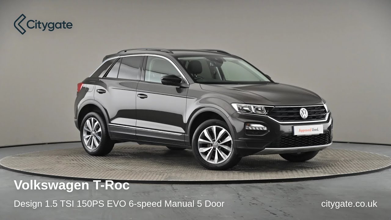 Volkswagen T-Roc - Design 1.5 TSI 150PS EVO 6-speed Manual 5 Door ...