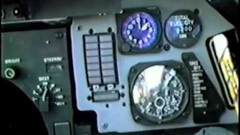 F-14 Tomcat: flight footage w/ radio chatter