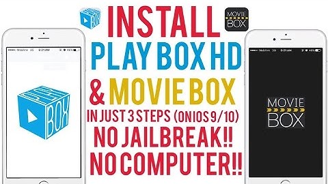 NEW! Install Movie box and Play box HD on ios 9/10 no jailbreak no computer