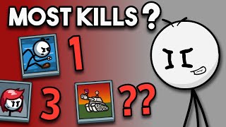 What is The Highest Amount of Kills Possible in The Henry Stickmin Collection?