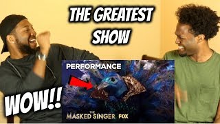 Video thumbnail of "The Peacock Performs "The Greatest Show" | Season 1 Ep. 1 | THE MASKED SINGER"