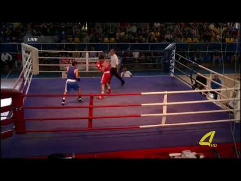 Boxing May 3,2018 Champions Georgia final (52kg) RED Stepan Shirinyan VS BLUE  Nodar Darbaidze.