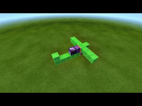 Minecraft Çalışan Uçak Yapımı