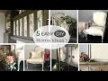 5 Home Decor: Easy chair reupholstery, fabric door panels & fabric wall art, chalk paint fabric|ASMR