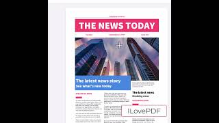 Cropping PDF Files Using ILovePDF