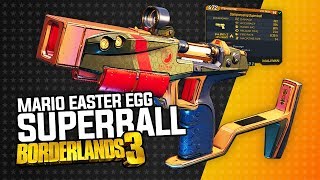 Borderlands 3 - Superball Legendary Pistol - Super Mario Easter Egg