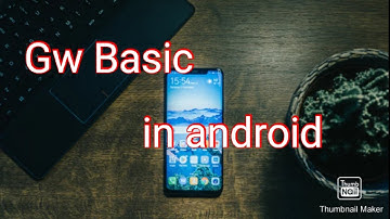 How to run Gw Basic in mobile | Get Basic