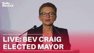 LIVE | Labour's Bev Craig elected Mayor of Greater Manchester