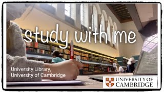 2-hour Study 📚With Me 📖 at Cambridge University Library